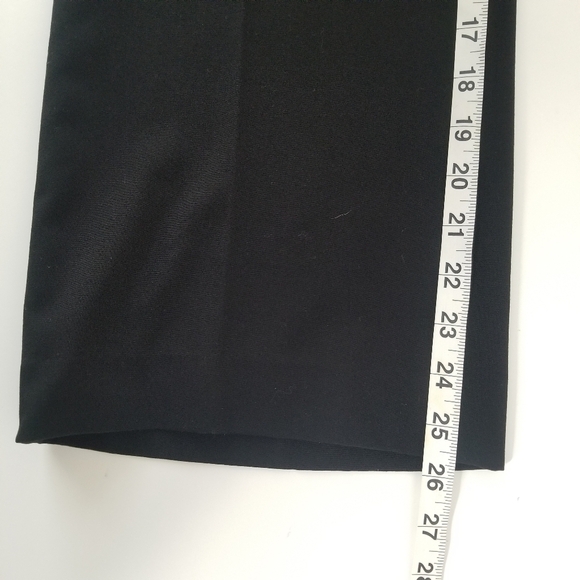 Not Your Daughter's Jeans Black Double Button Front Pleated Trousers Size 8P - Picture 6 of 12